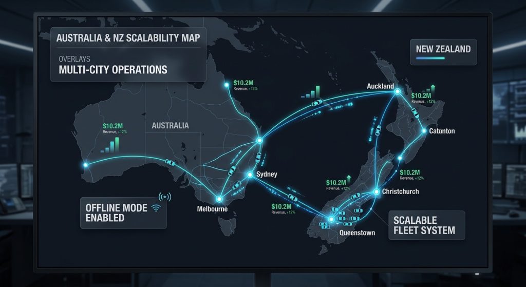 dispatch - software - taxi fleet - transport fleet - revenue - effeciency, uber app - clone - king cabs - baj - taxi - software - nz - New Zealand - australia - revenue